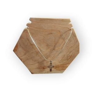 Sterling silver Cross necklace‎